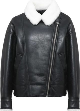 Stand Studio Chaqueta de Borrego Sint&eacute;tico - Jackets - Mujer - Negro - XS