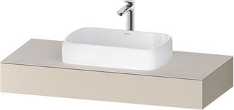 Duravit Consola Duravit Qatego, 1200x550x170mm, Con Recorte Central