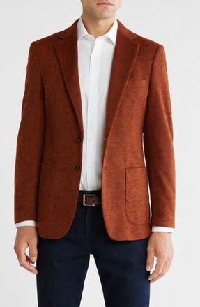 T.R. Premium Slim Fit Cotton Blend Sport Coat in Rust at Nordstrom Rack, Size Xx-Large