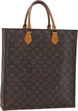 Louis Vuitton Pre-owned Tote Bags, female, Brown, Size: ONE SIZE Pre-owned Canvas Tote Bag