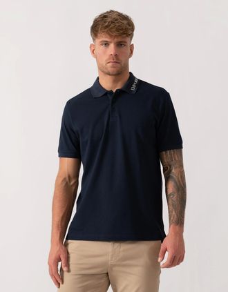Emporio Armani Mens Emporio Armani Mens Beach Polo - Armani Blue - Size: 40