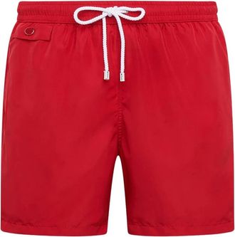 Kiton Swim Boxer Polyester - Heren - Strandmode - Rood - S - Polyester - Badmode