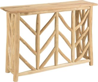 Macabane Consola de madera de teca