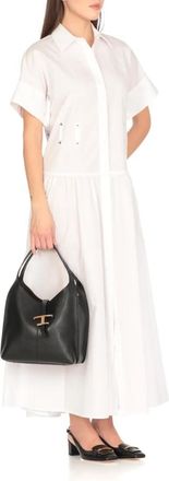 Tod's Tods Shopper & Totes - Black Leather Shoulder Bag - Gr. unisize - in Schwarz - für Damen