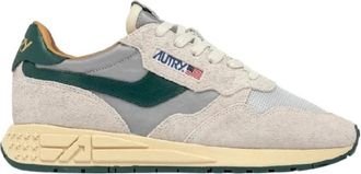 Autry Reflecterende Lage Sneakers in Zilver - Heren - Sneakers - Grijs - 35 EU - Schoenen