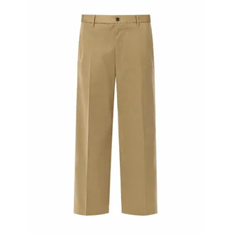 Nine In The Morning Broeken, Heren, Beige, S, Katoen, Wijde broek