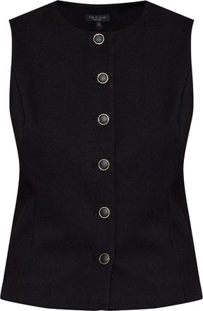 Rag & Bone Gilet Irina Ponte - Nero