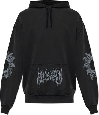 AllSaints Hoodies & sweatvesten, Heren, Zwart, M, Katoen, Helvette Sweatshirt