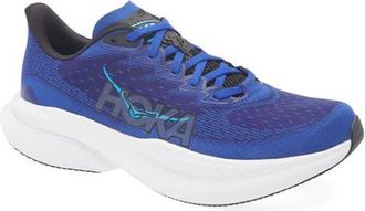 Hoka One One Mach 6 Running Shoe in Black /Night Sky at Nordstrom, Size 11.5