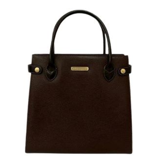 Burberry Pre-owned Handbags, female, Brown, Size: ONE SIZE Pre-owned Leather Handbag