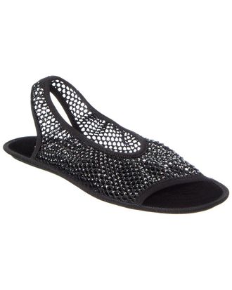 Ferragamo Ferragamo Anio Crystal Mesh Slingback Sandal