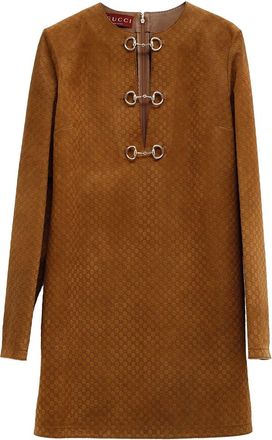 Gucci Suede Mini Dress