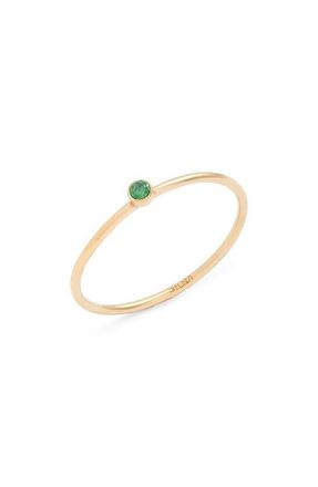Nashelle Birthstone Ring in May Gold at Nordstrom, Size 5