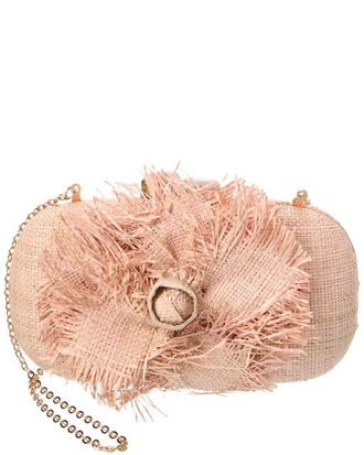 Pamela Munson La Fleur Fringe Clutch