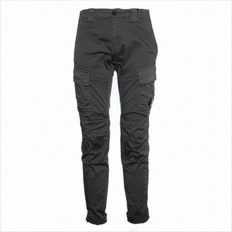 C.P. Company Cargo-Style Straight Pants With Subtle Logo
