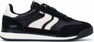 Xti Womens Casual Suede Lace-Up Sneakers In Black