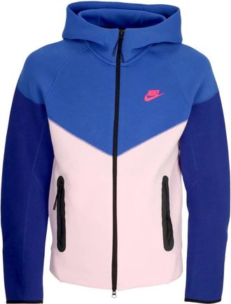 Nike Tech Fleece Zip Hoodie Game Royal - Heren - Sportshirts - Veelkleurig - XS - Katoen - Fitness
