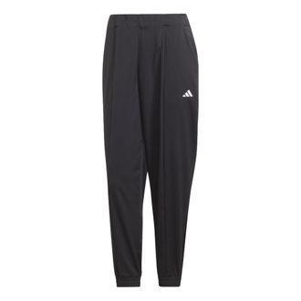 adidas (WMNS) adidas Aeroready Train Essentials Minimal Branding Woven Pants Logo Black IJ5923