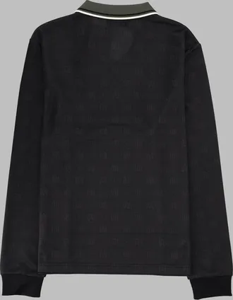 Fred Perry Logo-Embroidered Polo Shirt - Black