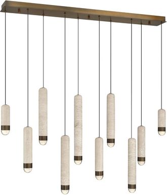 Eurofase Lighting Cambre 10-Light 50In Linear Chandelier