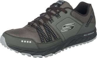 Skechers Mens Escape Plan Trainers, Grey Charcoal Black, 8.5 UK