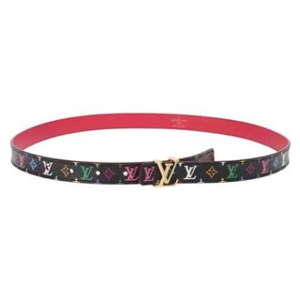 Louis Vuitton Pre-owned Vintage Canvas Belt - female - Louis Vuitton Vintage - Vintage Belts - Black - ONE SIZE - Pre-owned