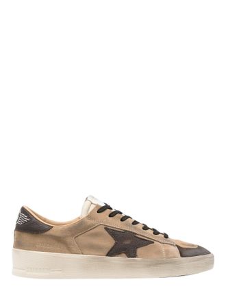 Golden Goose Low-Top Sneakers with Suede Upper and Leather Accents