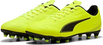 Puma Fussballschuh PUMA VITORIA II FG/AG, Herren, Gr. 42,5, gelb alert, puma schwarz, Synthetik, Schuhe Fussballschuh, f&uuml;r Rasen- und Kunstrasenpl&auml;tze, mit
