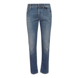 Jacob Cohen Slim-fit Jeans, male, Blue, Size: W34 Nick Slim Jeans