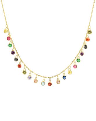 Sphera Milano 18K Over Silver Cz Layering Necklace
