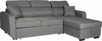 Happy Garden Happy Garden - Divano trasformabile warren 3 posti grigio