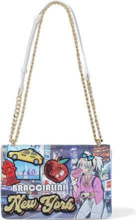 Braccialini Ansichtkaart Tas B17625 - Dames - Schoudertassen - Veelkleurig - ONE Size - Tassen