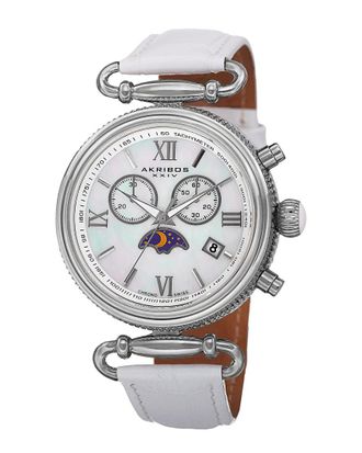 Akribos XXIV Akribos Xxiv Womens Leather Watch