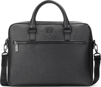 Kazar Heren zwarte tas - Heren - Laptoptassen - Zwart - ONE Size - Leer - Tassen