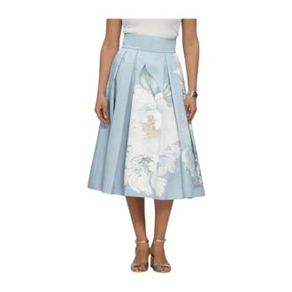 Kudibal Copenhagen Rokken, Dames, Veelkleurig, S, Polyester, Albis Midi Rok
