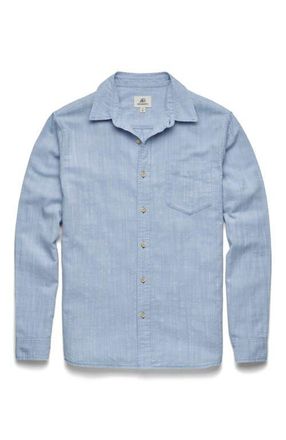 Surfside Supply Co. Brian Slub Shirt in Forever Blue at Nordstrom, Size Xx-Large