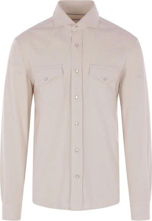 Brunello Cucinelli Camicia con tasche con patta - Toni neutri