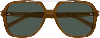 Saint Laurent Sunglasses Sl 545 004 Brown/Green Women