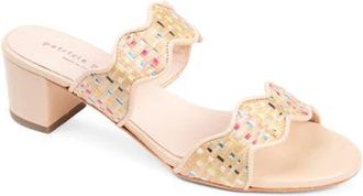 Patricia Green Palm Beach Slide Sandal in Rainbow Raffia at Nordstrom, Size 10