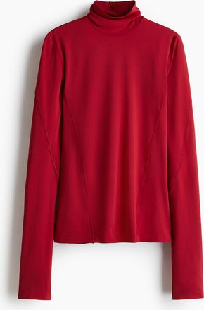 H&M Shirt mit Turtleneck - Red