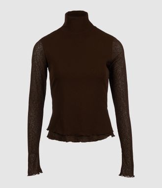 Ganni Pull Marl Mesh Demitasse