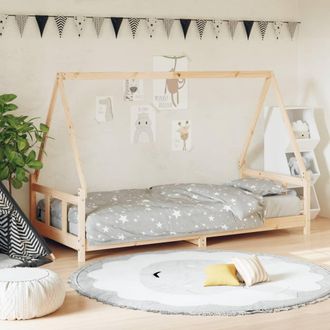 vidaXL Vidaxl - Estructura De Cama Para Ni&ntilde;os Madera Maciza De Pino 90x200 Cm