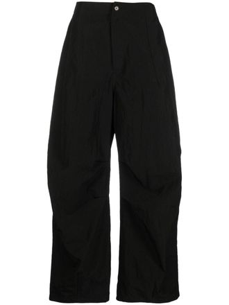 Amomento Broek met wijde pijpen - Zwart