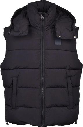 Diesel Black Padded Gilet Men