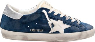 Golden Goose Super Star Suede Sneakers, Blue