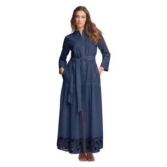 Kocca Shirt Dresses, female, Blue, Size: XL Liberato