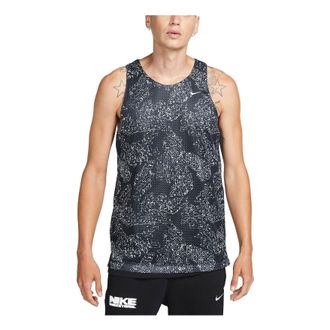 Nike Dri-FIT Standard Issue Reversible Basketball Jersey Black Grey FB7056-010