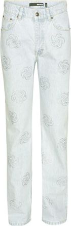 Rotate Jeans con borchie - Blu