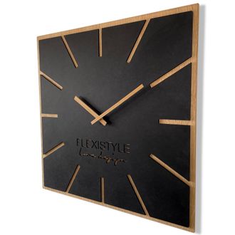 OEM Reloj De Pared Grande Para Sal&oacute;n, Negro, Eco Exact, 60 Cm