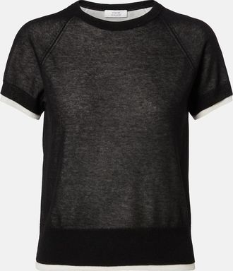 Vince Cotton-blend T-shirt